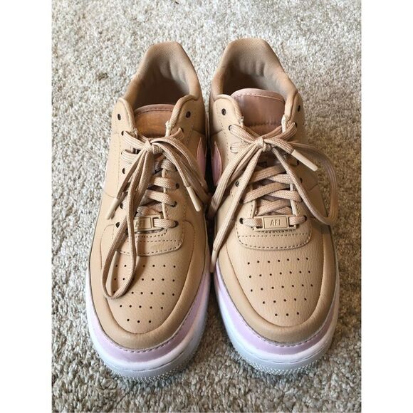 Nike Air Women’s Rose Gold and Pink Air Force Athletic Shoes Size 8.5 US - Picture 2 of 11